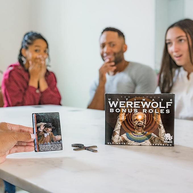 One Night Ultimate Bonus Roles Expansion by Bezier Games | Adds 16 New Roles Artifact Tokens &amp Player Number Tokens for One Night Ultimate Werewolf Vampire Alien &amp Super Villains | Ages 14+