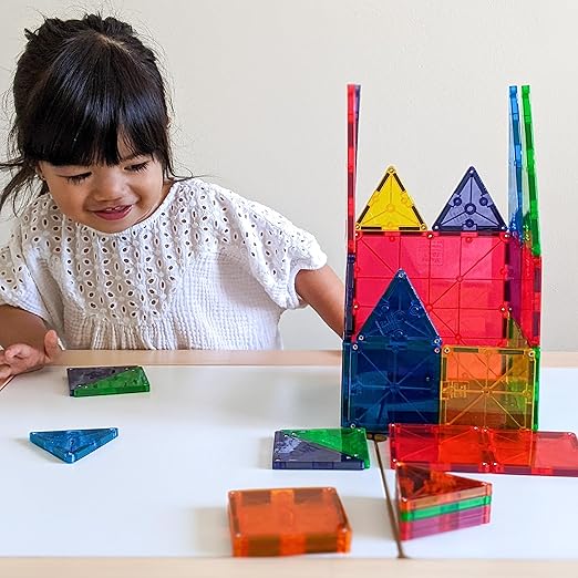 MAGNA-TILES Classic 32-Piece Magnetic Construction Set The ORIGINAL Magnetic Building Brand