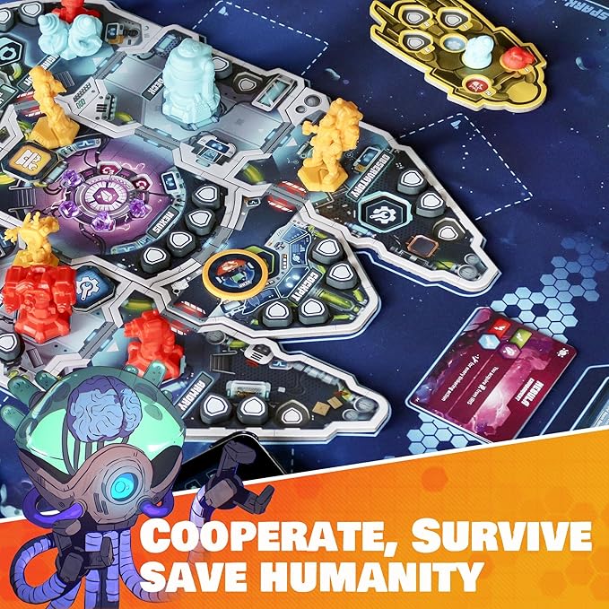 SAVANA Spark Riders 3000 - Commander Edition – Sci-Fi Survival Game | Command Repair &amp Fight with Voice-Controlled IRIS App | 1–4 Players Ages 10+ 60 Min Playtime | Strategy &amp Cooperative G