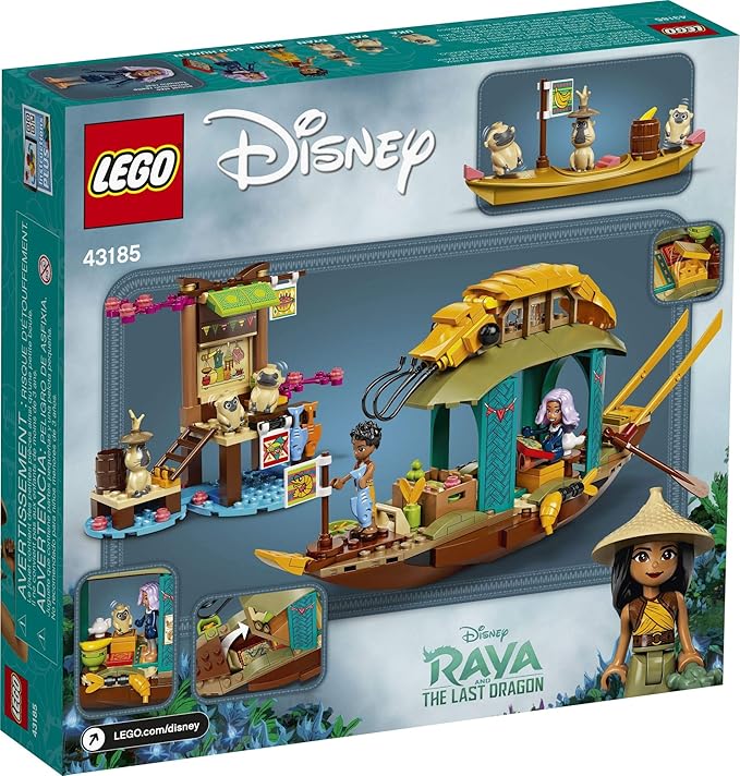 LEGO Disney Boun’s Boat 43185 Building Kit an Imaginative Toy Building Kit Best for Kids Who Like Exploring The World and Adventuring with Strong Disney Characters New 2021 (247 Pieces)