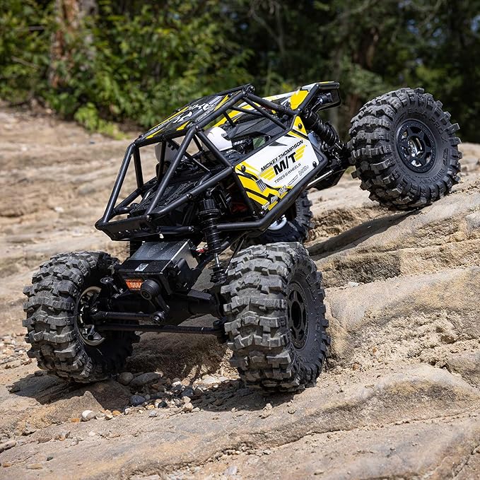 Axial RC Truck UTB18 Capra 4WS 1/18th 4x4 RTR (Comes with Everything Needed to Run) Yellow AXI-1750T2