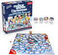 Aquarius Charlie Brown Christmas Journey Board Game- Fun for Kids &amp Adults - Officially Licensed Peanuts Merchandise &amp Collectibles Blue White