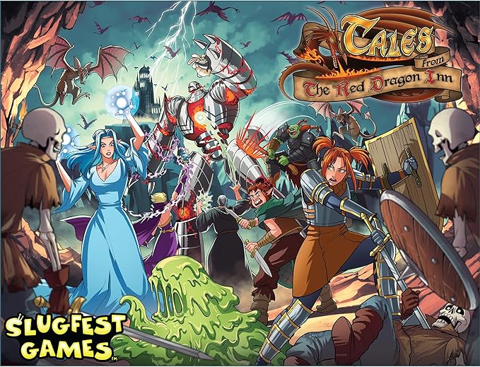 SlugFest Games: Tales from The Red Dragon Inn - Co-Op Tactical Combat Game Campaign Fantasy Adventure 1-4 Players 90-120 Min