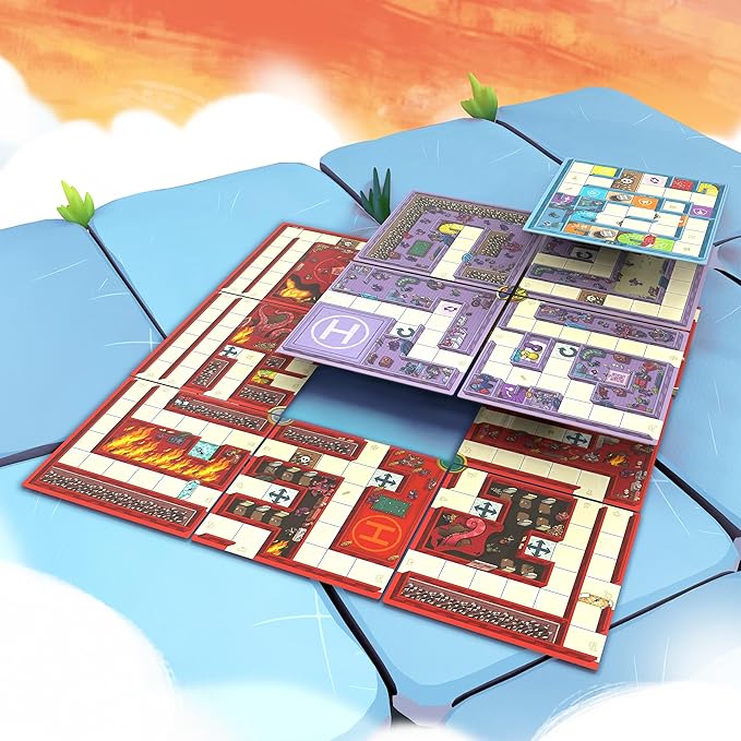 Magic Maze Tower – Puzzle Adventure in the Award-Winning Magic Maze Universe | Solo &amp co-op | 91 Challenges | Real-time Play | Ages 9+ | 1–4 Players | 30 min | FSC®