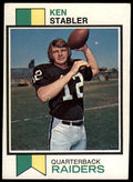 1973 Topps #487 Ken Stabler Oakland Raiders (Football Card) VG Raiders Alabama
