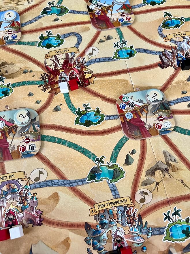 Sand by Devir Strategy Board Game for 1 to 4 Players and Ages 14+