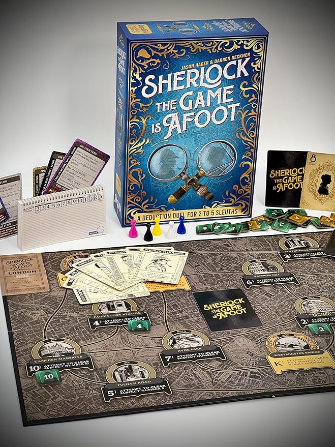 Sherlock The Game is Afoot by Indie Boards and Cards Ages 14 and Up 2 to 6 Players