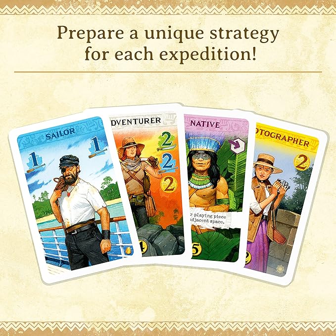 Ravensburger The Quest for El Dorado - Exciting Strategy Board Game | Suitable for Kids &amp Adults | Designed for 2-4 Players | Inclusive of Mini Expansion