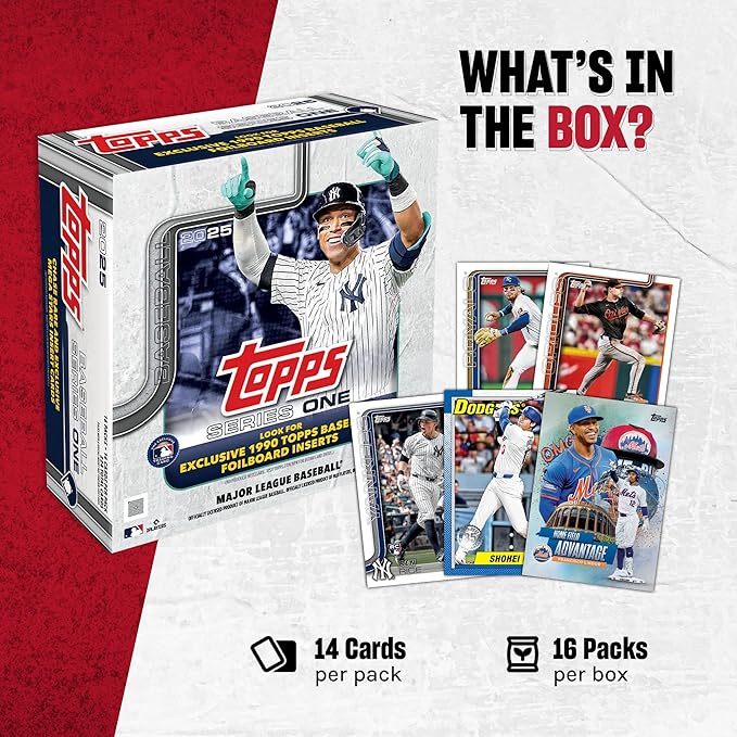 2025 Topps Series 1 Baseball - Factory Sealed - Mega Box