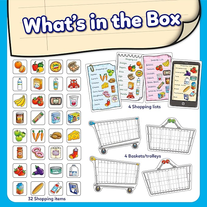 Orchard Toys Shopping List - Educational Memory Game - Age 3-7 - Perfect For Home Learning