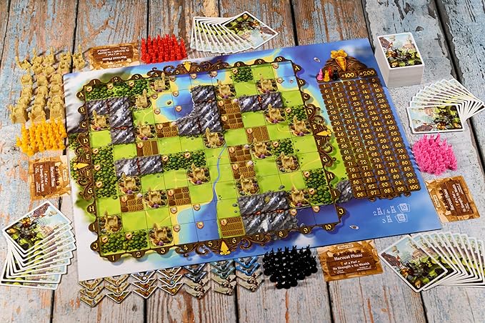 IELLO: Bunny Kingdom Strategy Board Game Expand Your Fief By Just a Hare 45 Minute Play Time 2 to 4 Players for Ages 14 and Up