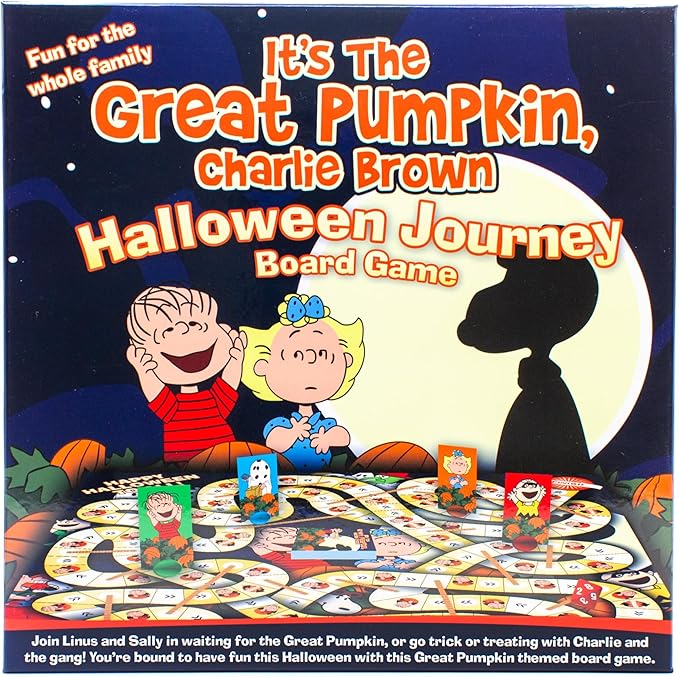 AQUARIUS Peanuts Great Pumpkin Board Game - Peanuts Themed Board Game - Fun Family Holiday Gift for Kids and Adults - Officially Licensed Peanuts Comics and Show Merchandise &amp Collectibles