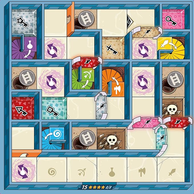 Magic Maze Tower – Puzzle Adventure in the Award-Winning Magic Maze Universe | Solo &amp co-op | 91 Challenges | Real-time Play | Ages 9+ | 1–4 Players | 30 min | FSC®