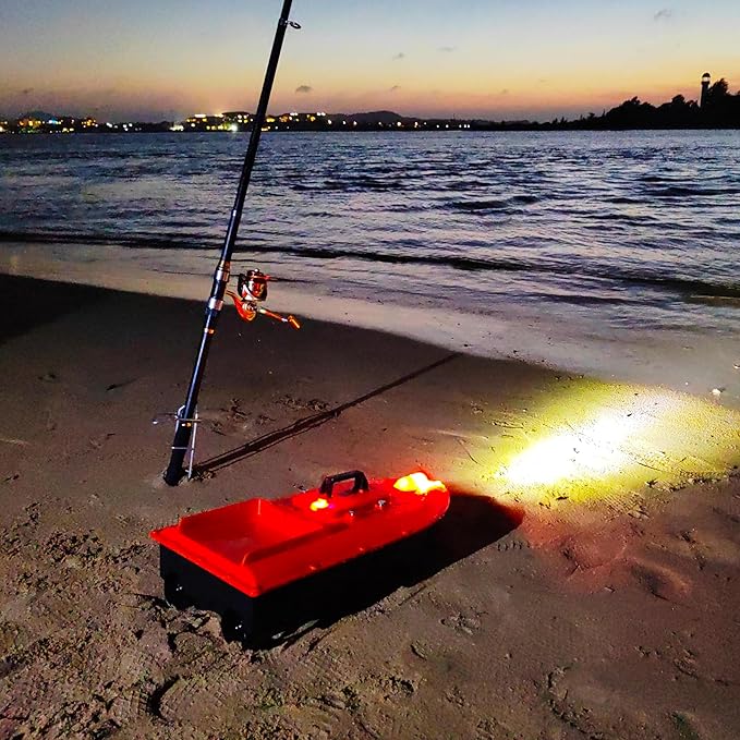 Jabo Dolphin High Speed RC Saltwater Fishing Surfer Bait Boat for Beach Fishing with Waterproof Hull GPS Auto Return (Dolphin)