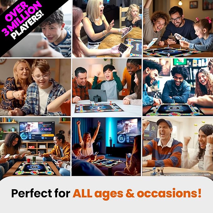Outsmarted Ultimate Edition - 10 Exciting Bonus Categories | Kids Teens &amp Adults | Next-Level Game Night for Family &amp Friends | 2–24 Players | Age 8+ | 10000+ Questions | 2026 Edition