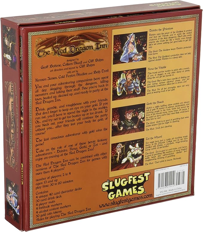Slugfest Games Red Dragon Inn Board Game