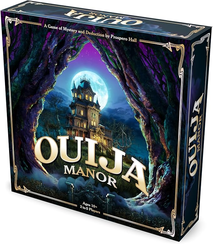 Funko Games Ouija Manor Game | Features Easy-to-Assemble 3D Manor | 2-5 Players Ages 10+