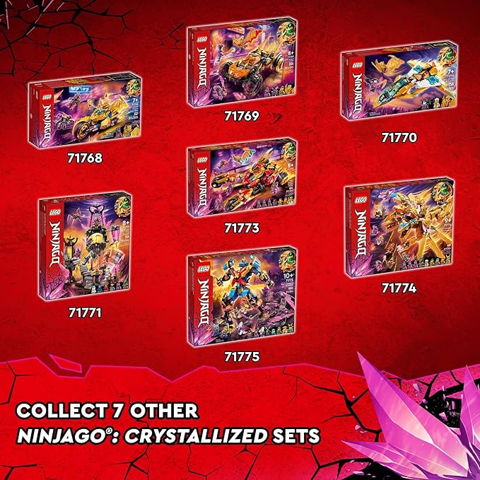 LEGO NINJAGO The Crystal King Set 71772 Battle Toy for Kids with Posable Centaur Action Figure and Lloyd Minifigure