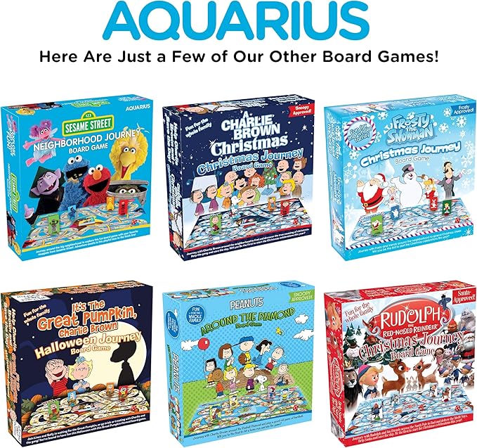AQUARIUS Peanuts Great Pumpkin Board Game - Peanuts Themed Board Game - Fun Family Holiday Gift for Kids and Adults - Officially Licensed Peanuts Comics and Show Merchandise &amp Collectibles