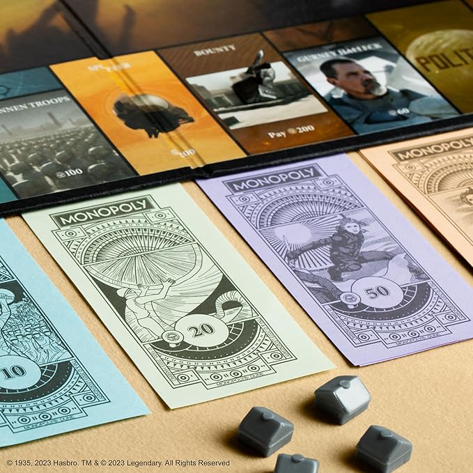 Monopoly: Dune | Play as The Ducal Ring Crysknife Gom Jabbar &amp More |Officially Licensed Collectible Game Based on The Movie Dune