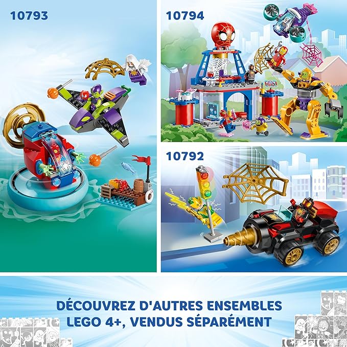 Lego Team Spidey Web Spinner Headquarters Set 10794