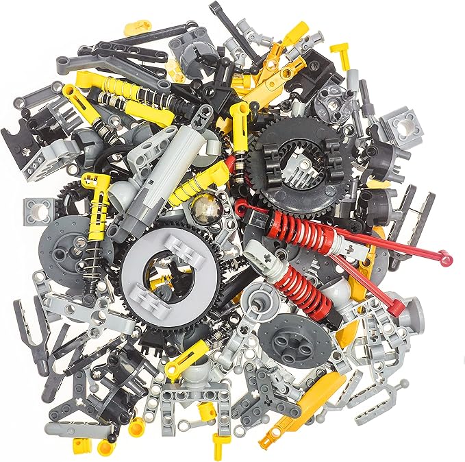 Domoni Technic Parts 150Pcs for MOC Kits - Engine Suspension Steering Axle Car CV Joint Axle &amp Ball Building Blocks Sets DIY