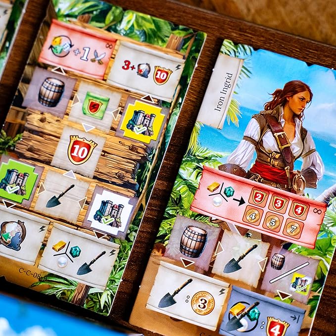Capstone Games Strategy Board Game Pirates of Maracaibo for Ages 14+ | Competitive Multiplayer Pirate Adventure with Ship Upgrades Treasure Hunting and Exploration | 1-4 Players 25-100 Min Playtime
