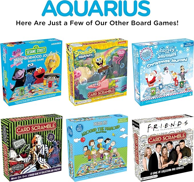 AQUARIUS Seinfeld Festivus Board Game - Seinfeld Themed Board Game - Fun Family Holiday Gift for Kids and Adults - Officially Licensed Seinfeld TV Show Merchandise &amp Collectibles