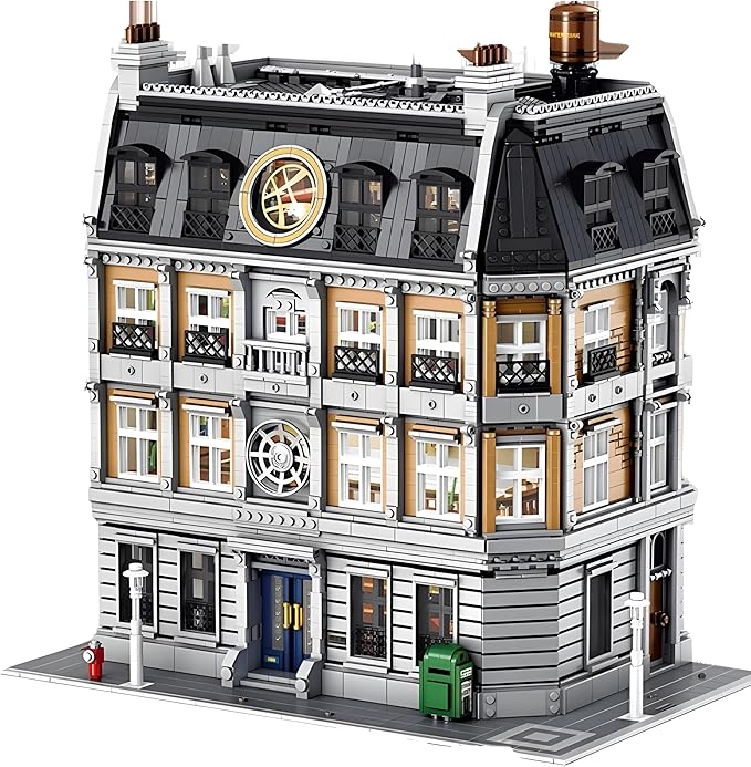 General Jim's New York Sanctorum Sanctum - Magic Library Santuary Modular City Bulding Blocks Set | Compatible with City Sets and All Major Brands