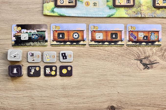 Great Western Trail El Paso Board Game - Fast-Paced Cattle Trade Strategy Game Compact Travel-Friendly for Kids &amp Adults Ages 12+ 1-4 Players 60-90 Min Playtime Made by Lookout Games
