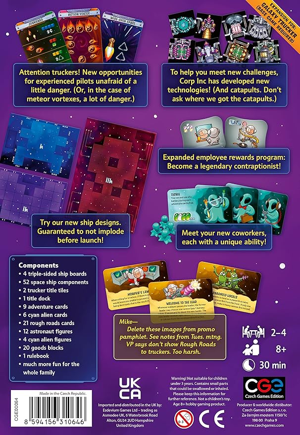 Czech Games Galaxy Trucker Keep on Trucking
