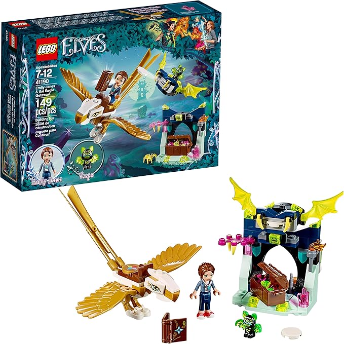 LEGO 6212137 Elves Emily Jones and The Eagle Getaway 41190 Building Kit