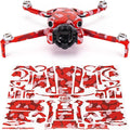 WRAPGRADE Skin Stickers Compatible with DJI Mini 4 Pro | Full Wrap (Super Red Dot Camo)