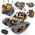 5 in 1 STEM Remote Control Building Kit 392Pcs Blocks Erector Projects Set Toys for Kids Age 8-12 Build a Tank/Robot/AVT DIY Science Educate 6 7 9 10 11 Years Old for Boys &amp Girls Gift Ideas
