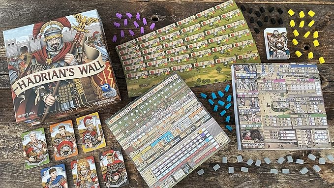 Renegade Game Studios: Hadrian's Wall Strategy Board Game 60 Minute Play Time 1 to 6 Players For Ages 12 and up