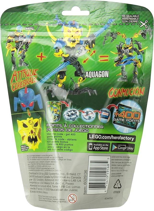 LEGO 44013 Hero Factory Aquagon Action Figure Playset