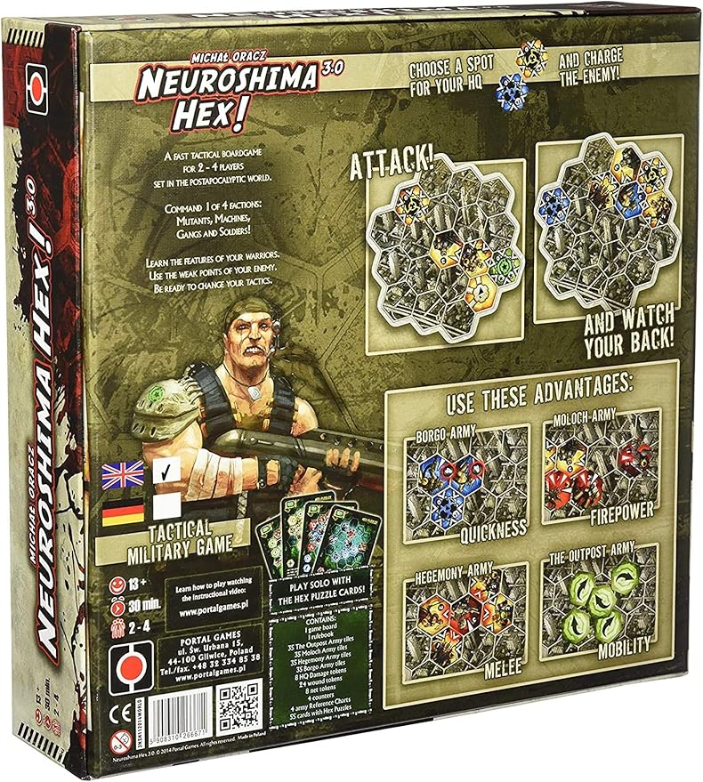 Neuroshima Hex 3.0 Board Game