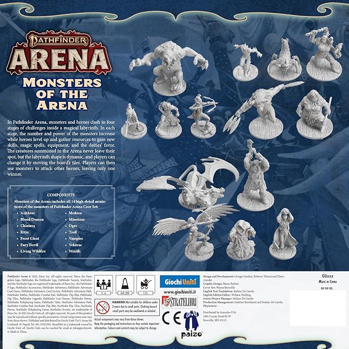 Pathfinder Arena - Monsters of The Arena
