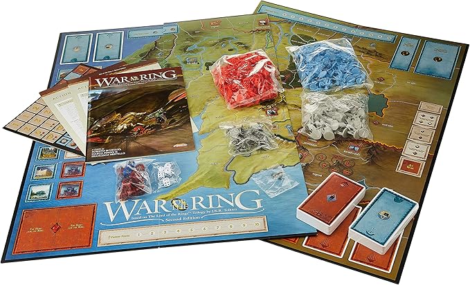 Fantasy Flight Games Ares Games War of The Ring 2nd Edition Multi-Colored (AGS WOTR001) 2 to 4 Players