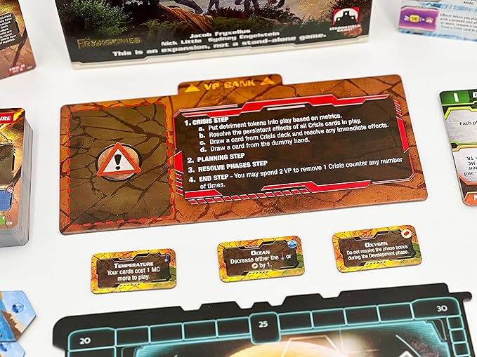 Stronghold Games Terraforming Mars Ares Expedition: Crisis - Cooperative Board Game Expansion - 2 to 4 Players Ages 14+
