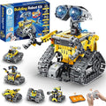 Sillbird Robot Building Kit with Remote Control Gifts for Kids Boys Ages 8-13 Coding STEM Robotic Technic Racer Car Toys for Birthday Build 6in1 Model with 631 Pieces