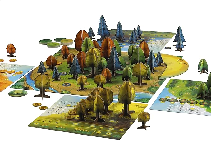Blue Orange Games Photosynthesis Board Game - Award Winning Family or Adult Strategy Board Game for 2 to 4 Players. Recommended for Ages 8 &amp Up.