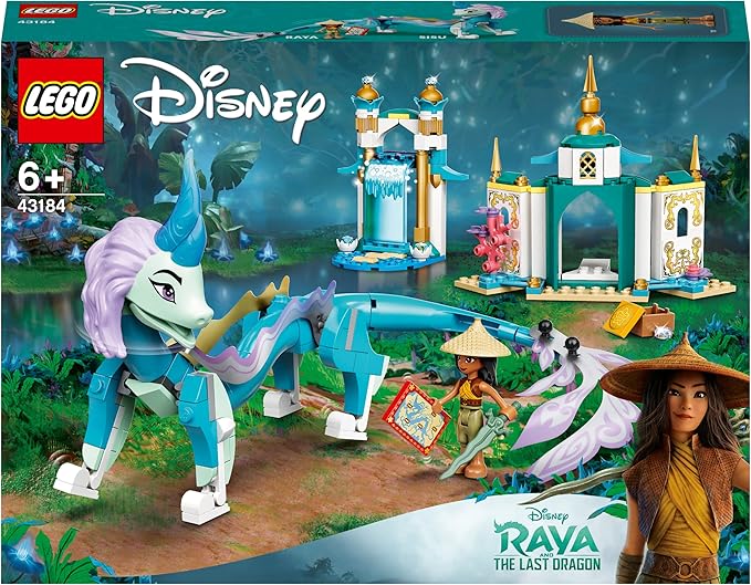 LEGO 43184 Disney Princess Raya and Sisu Dragon Toy from Disney?s Raya and the Last Dragon Movie For Kids 6 + Years Old