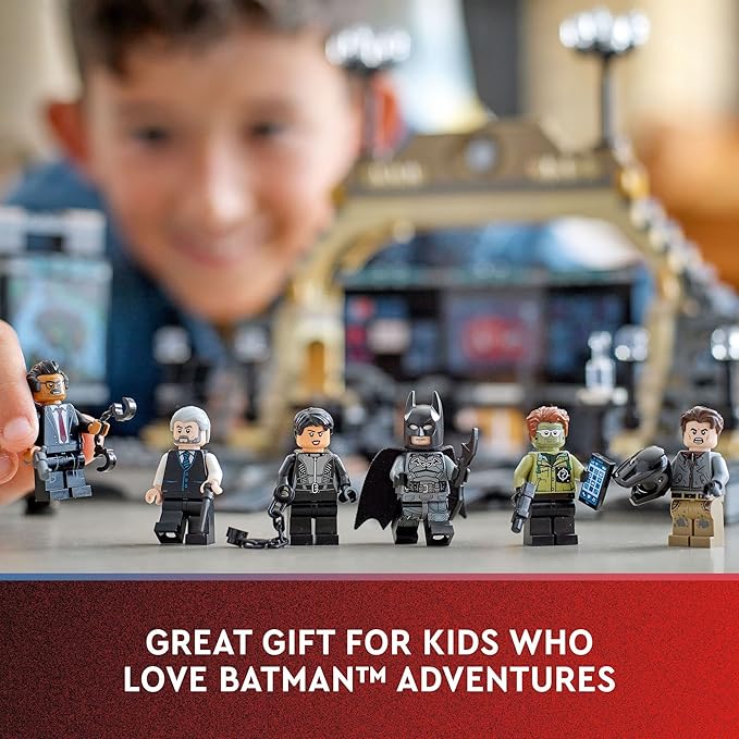 LEGO DC Batman Batcave: The Riddler Face-Off 76183 Building Kit Cool Gotham City Batcave Toy for Kids Aged 8+ (581 Pieces)