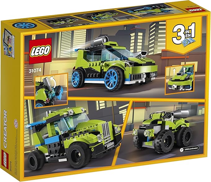 LEGO Creator 3in1 Rocket Rally Car 31074 Building Kit (241 Pieces)