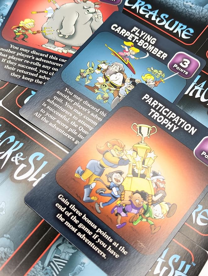 Steve Jackson Games Hack &amp Slash Deluxe - Strategy Board Game - for 1 to 6 Players and Ages 14+
