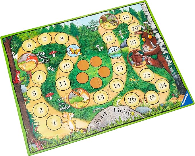 Ravensburger The Gruffalo Deep Dark Wood Board Game for Kids Age 3 Years and Up - Gruffalo Toy