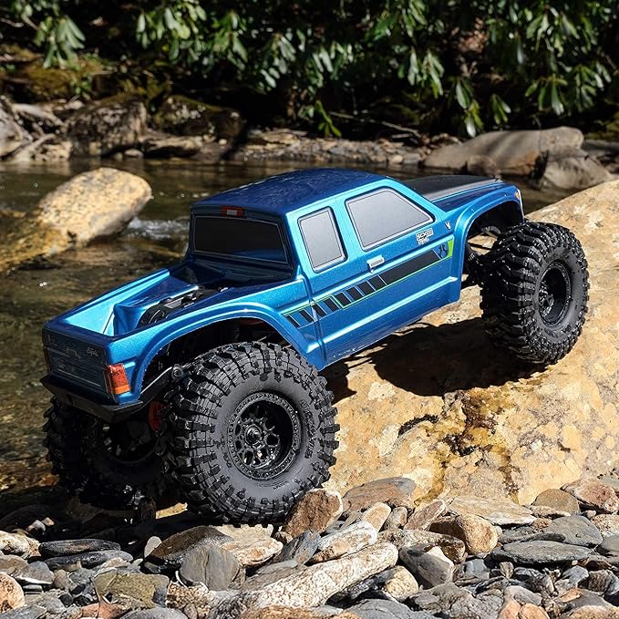 Axial RC Truck 1/10 SCX10 III Coyote 4X4 RTR Brushed Rock Crawler Blue AXI-2036T2 (Battery and Charger Not Included)
