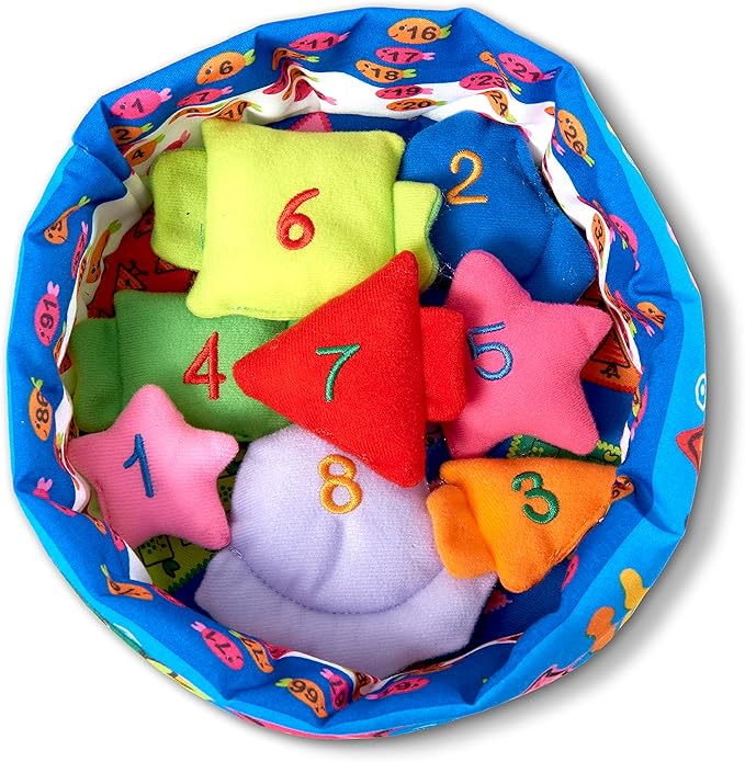Melissa &amp Doug K's Kids Fish and Count Learning Game With 8 Numbered Fish to Catch and Release