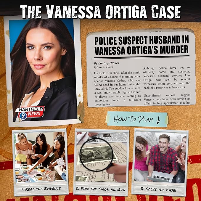 Unsolved Case Files | Ortiga Vanessa - Cold Case Murder Mystery Game - Can You Solve The Crime?
